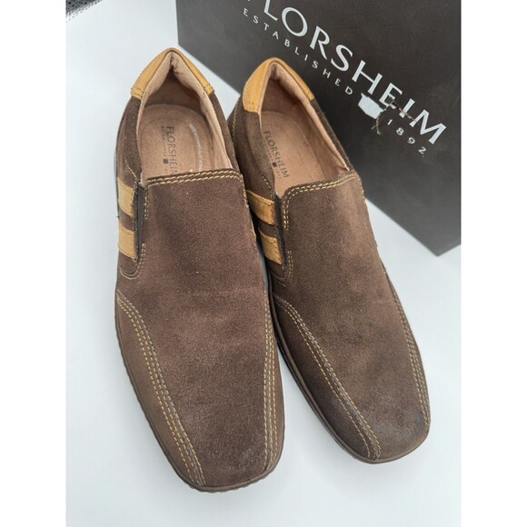 Florsheim Greer Slip On Shoes Mens 9M Brown Suede Casual Loafers EUC main image 11